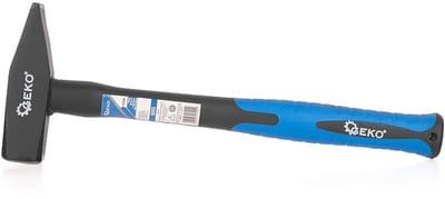 GEKO Machinistenhamer - Slijtvast staal - Glasvezel handvat - 800g - Antislip grip