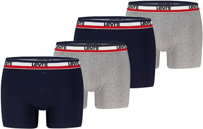 Pack of 4 men's Levis REPEAT LOGO SPW BOXER boxer shorts underwear pants