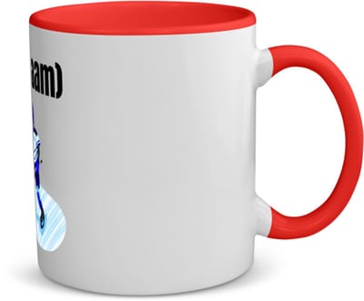 Akyol - ijshockey met eigen naam koffiemok - theemok - rood - Ijshockey - atleten - iemand die houdt van ijshockey - verjaardag - cadeau - kado - 350 ML inhoud