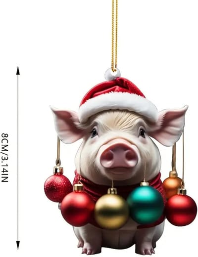 Livano Kerstballen - Kerstversiering - Acryl - 10 Stuks - Feestelijke Decoratie