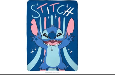 Lilo & Stitch Fleece deken, Lilo en Stitch Polar Fleece (100x140cm), Fleece deken, Plaid, Lilo en Stitch plaid, Lilo en Stitch
