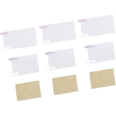 3 Stuks Schermbeschermer voor 3DS XL LL Console Draagbaar Systeem PET Anti-Reflectie Anti Blauw Licht Spel white
