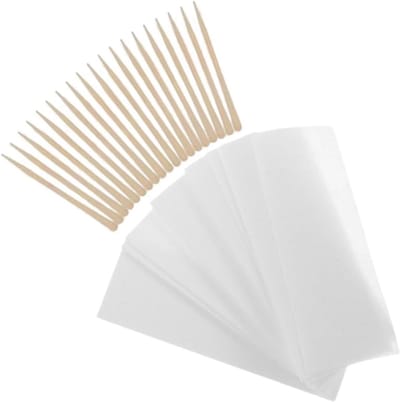 Gezichts- en Lichaamswaxstrips - Ontharingsstrips Waxpapier - Ontharen - Wegwerp & Hygiënisch - 100 stuks - Wit