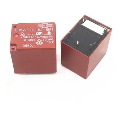 Elektromechanisch Relais - Schakelcomponent - Circuit Beheer - Compact Ontwerp - 4PIN 17A - Zwart