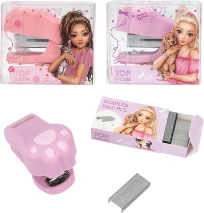 Depesche - TOPModel mini nietmachine - KITTY & DOGGY - 1 stuk