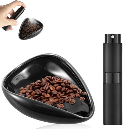 Espresso roerstaaf, sprayfles en keramische maatbeker voor koffiebonen - Essentiële accessoires voor de koffiebar