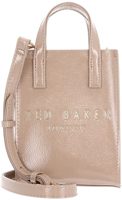 Ted Baker schoudertas handtas Crinkll Crinkle Mini Icon Bag Stone Taupe