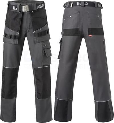 HaVeP Worker.pro 8730 Werkbroek - Maat 52 - Grijs