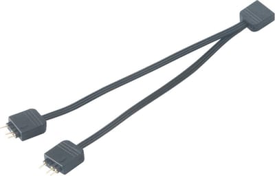 Akasa Addressable RGB LED Splitter Cable 1 - 2 splitter and extension cable 12cm