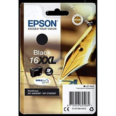 Epson enkelverpakking zwart 16XXL DURABrite Ultra inkt