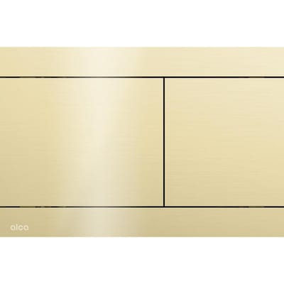 Alcadrain Flat - Bedieningsplaat, glanzend goud FUN-G-P