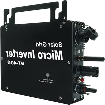 Zonne-energie Omvormer - Grid Tie Controller - Energie Omzetten - MPPT Solar Tracking - 400W Vermogen - Grijs