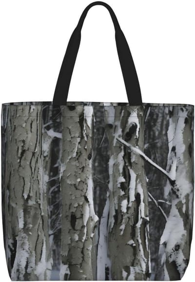 Canvas Tote Bag - Draagtas Herbruikbaar - Dagelijks Gebruik - Grote Capaciteit - 196 x 59 x 157 inch