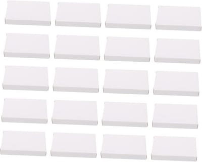 Papieren Opbergdozen - Verpakkingsdozen Commerce - Organisatie Opslag - Duurzaam Verdikt Papier - 10x6.5x1.5cm - Wit