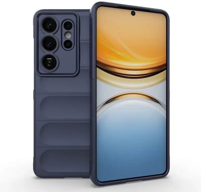 MobyDefend Hoesje - Geschikt voor Samsung Galaxy S26 Ultra - TPU Gripcase - Blauw