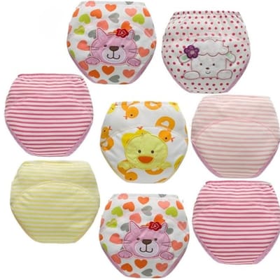 Famanu - Wasbare oefenbroekjes set voor baby’s en peuters absorberend en comfortabel