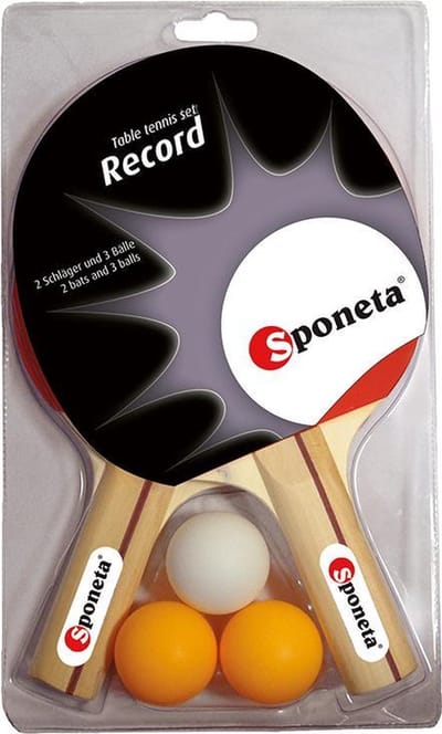 Sponeta recordset inclusief 3 balletjes - tafeltennisbat - tafeltennisbal - batjes en balletjes - tafeltennis -