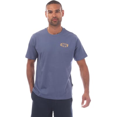 Nicce Heren Tanetta Logo T-Shirt (Blauw)