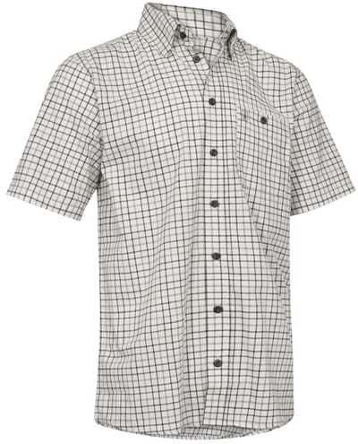 Deerhunter Gavin Shirt S/S Gavin Ruithemd korte mouw Countrylife hemd Houthakkerhemd Outdoorhemd Scandinavische hemd Maat 39/40