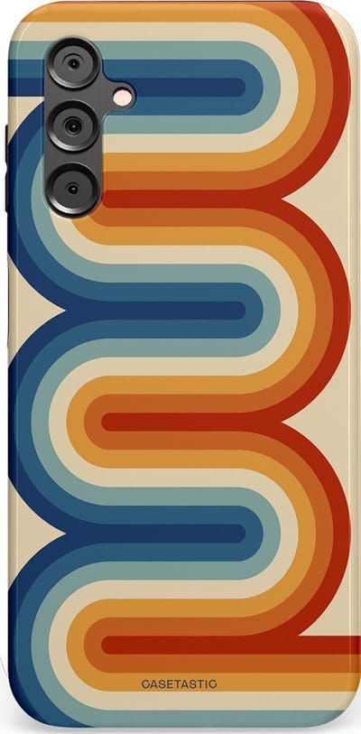 Casetastic Hoesje Geschikt voor Samsung A14 (5G/4G) - Stijlvolle Beschermende Duo-layer Case - Vintage Boog