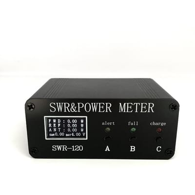 SWR-120 1,8 MHz-50 MHz 0,5 W-120 W staande golfmeter OLED digitaal display SWR HF korte golvenmeter veelkleurig