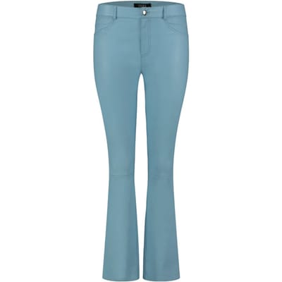 Ibana Peggy Sky Blue Maat: 40 | Leren broeken Outlet | Dames | Blauw