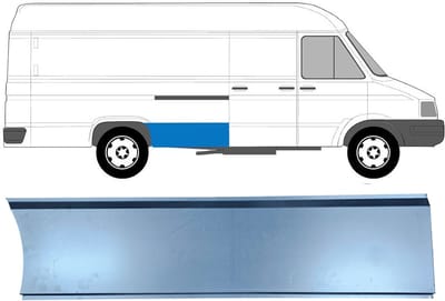 Reparatiepaneel achterspatbord voor Iveco Daily 1978-1990 / Rechts