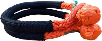 Lier Touw - Synthetische Boeien - Offroad Transport - 7x Lichter Metaal - 10mm x 120mm - Oranje