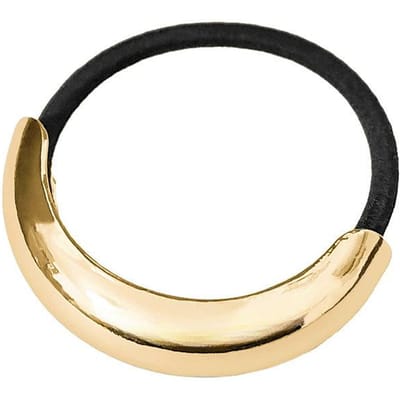 1 pièce Les États-Unis Géométrique Métal Bosse Élasticité Nouveau Élégant Cercle à Cheveux Polyvalent Corde à Cheveux Rétro Élégant Attache Queue de Cheval Élastiques à Cheveux single tube