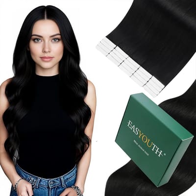 Tape in Haarverlenging Remy Menselijk Haar 50cm 50g | Onzichtbare Tape Extensions