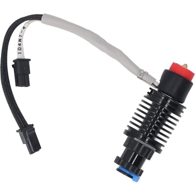 Kit Hot End Céramique 1.75mm 24V 40W Kit Bloc Chauffant pour Imprimante 3D avec Buses 0.4mm 0.6mm pour Revo gray