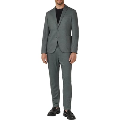 s.Oliver - male - s.O JOGG: Slim fit jack van fijn gedessineerde interlockjersey