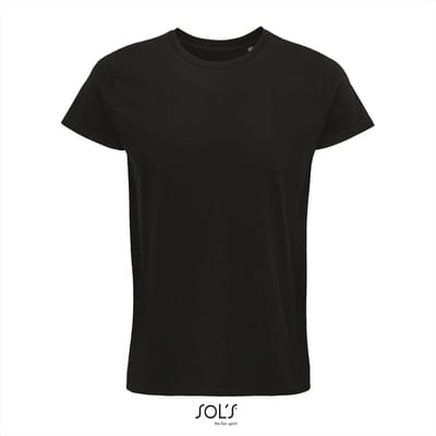SOL'S - Crusader T-shirt - Zwart - 100% Biologisch katoen - XS