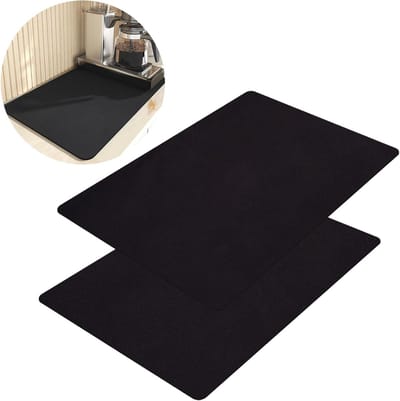 Absorberende Onderzetters voor Koffie en Keuken - 2 Pack van 30 x 40 cm voor Tafel en Aanrecht