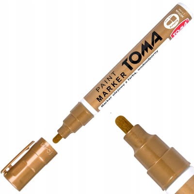 Toma TO-440 Olie Marker, Koperkleurig, Permanent, Sneldrogend