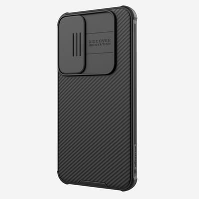 Nillkin CamShield Magnetisch Hoesje Geschikt voor Samsung Galaxy A55 - Compatibel met MagSafe - Camera Slider Back Cover - Extra Camera Bescherming - Zwart