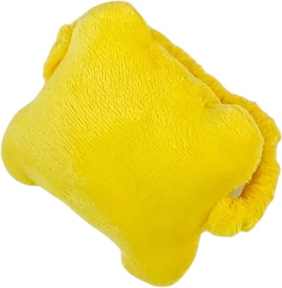Multifunctionele Polssteun voor Muis – Ergonomische Muis Polssteun, Zachte Polsbeschermer & Comfort Kussen voor Bureau, Kantoorwerk en Gaming - Geel