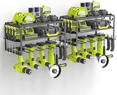 Unyqoos ® Uitgebreide Wandorganizer voor Elektrisch Gereedschap met Meerdere Opbergmogelijkheden