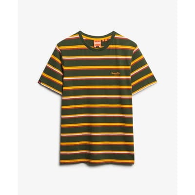 Superdry - Essentials T-shirt met strepen - Heren - T-shirts