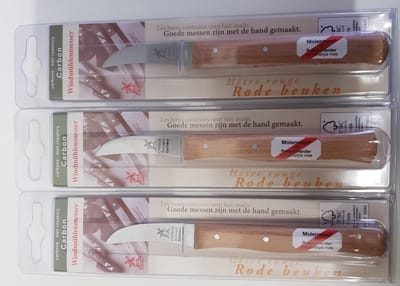 Robert Herder Aardappelschilmes - carbon - Roodbeuken - 6 cm 3 Stuks