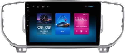 Autoradio met bluetooth - Carplay - Voor Kia Sportage 4 QL (2016-2018) - Geschikt voor Apple en Android - Stereo - Navigatie - Navigatiesysteem auto - 1GB 16GB