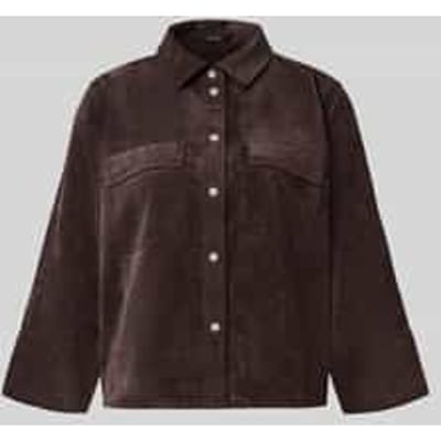 loose fit overhemdblouse met klepzakken model 'Ferrell'