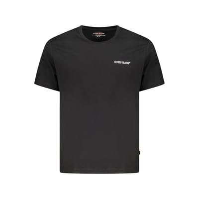 Guess Jeans Zwarte Katoenen T-Shirt voor Heren