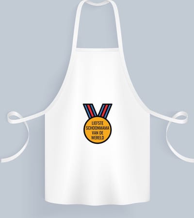 Akyol - liefste schoonmama van de wereld Keukenschort - Mama - de liefste schoonmoeder - moeder cadeautjes - moederdag - verjaardagscadeau - verjaardag - cadeau - geschenk - kado - gift - moeder artikelen - 82 bij 71 cm