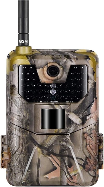 Wildcamera Trail Camera - Jachtcamera Fotoval - Natuur Observatie - Infrarood Nachtzicht - 20 MP - Zwart