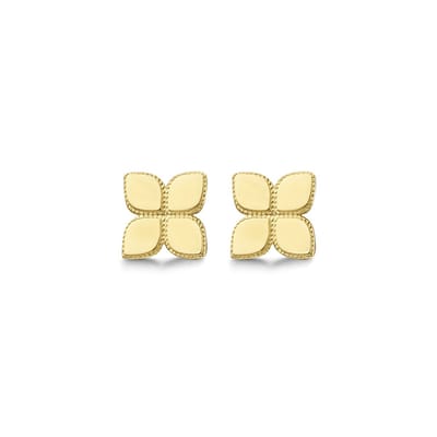 New Bling 9NBG-0258 Gouden Oorknopjes - Dames - Bloem - 5,4 x 5,4 mm - 14 Karaat - Goud