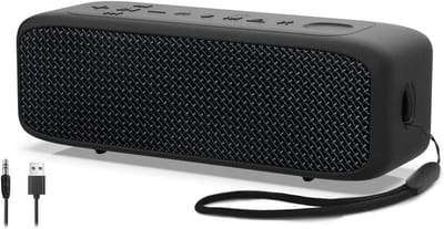 Draagbare Bluetooth Luidspreker - Waterdichte Speaker - Muziek Buiten - IP68 Waterdicht - 24 Uur Speeltijd - Zwart