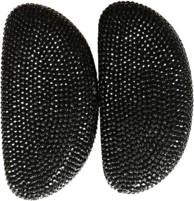 Brillenkoker Hard - Brillenhoes Zonnebril - Brillen Opbergen - Harde Bescherming - Grote Maat - Strass