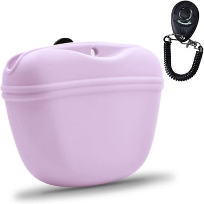 Draagbare Trainingssnoepzak voor Honden met Clicker en Magnetische Sluiting