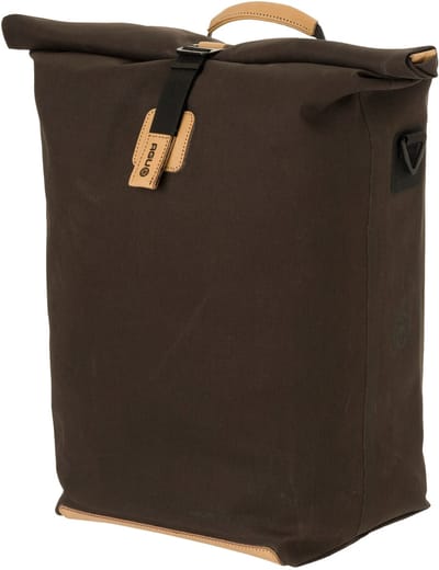 AGU Convoy Clean - Enkele Fietstas - 17L - Waterdicht Canvas - Laptop tas - Roll-top sluiting - Click'nGo systeem - Werk tas